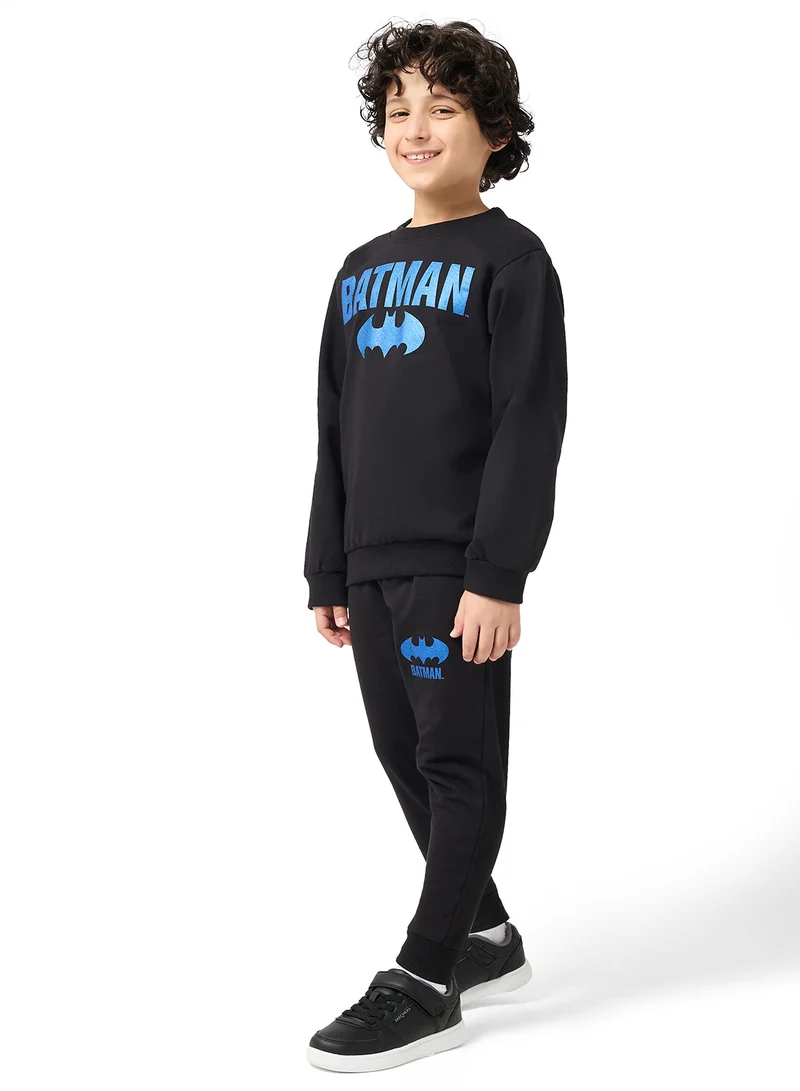 Warner Bros Kids Batman Sweatshirt And Sweatpants